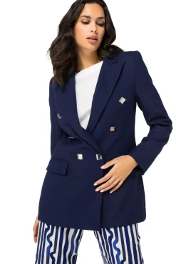 Femmes Caroline Biss Gilets*1824-21 / Blazer Confortable Et Leger Au Look Urbain