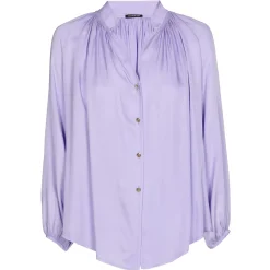 Femmes Caroline Biss Hauts*1689-46 / Blouse Fluide Droite Brillante