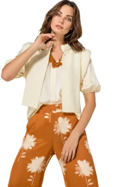 Femmes Caroline Biss Tire*1265-34 / Bolero Court Chaud Cosy