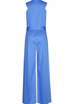 Femmes Caroline Biss Pantalon*1577-27 / Combinaison Confortable En Coton, Longueur Cheville, Jambe Large