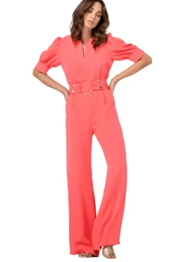 Femmes Caroline Biss Pantalon*1522-72 / Combinaison Fluide, Jambe Large
