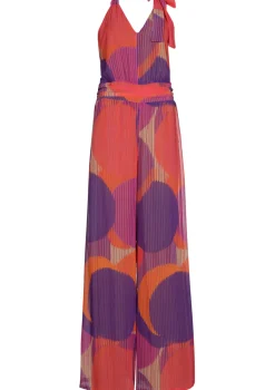 Femmes Caroline Biss Pantalon*1575-49 / Combinaison Habillee Fluide, Jambe Large, Effet Plisse