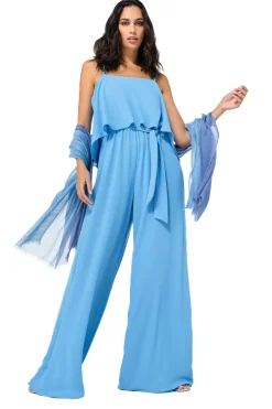Femmes Caroline Biss Pantalon*1520-64 / Combinaison Robe Fluide, Jambe Large