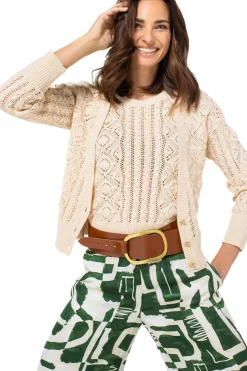 Femmes Caroline Biss Tire*1223-34 / Haut En Coton