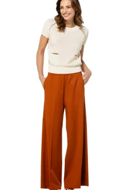 Femmes Caroline Biss Tire*1218-34 / Haut Maille Fine 2 Styles