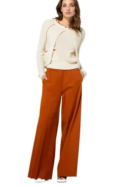 Femmes Caroline Biss Tire*1218-34 / Haut Maille Fine 2 Styles