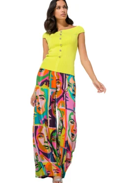 Femmes Caroline Biss Tire*1242-80 / Haut Robe Ajuste Avec Stretch