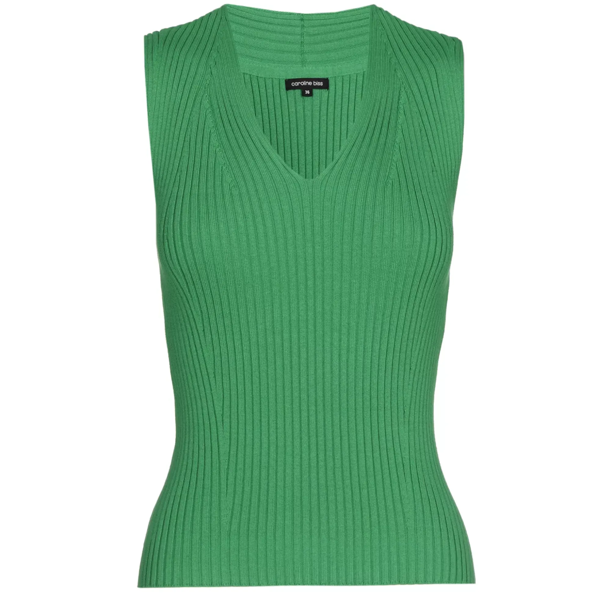 Femmes Caroline Biss Tire*3220-61 / Haut Tricote Ajuste