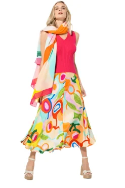 Femmes Caroline Biss Tire*3220-71 / Haut Tricote Ajuste
