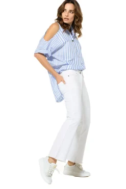 Femmes Caroline Biss Pantalon*3560-90 / Jean 7/8 Confortable, Bootcut, Taille Normale