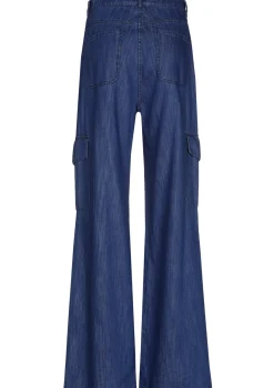 Femmes Caroline Biss Pantalon*1512-24 / Jean Cargo Fluide, Jambe Large, Taille Normale