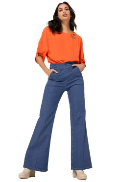 Femmes Caroline Biss Pantalon*1515-24 / Jean Habille Fluide, Jambe Large, Taille Normale