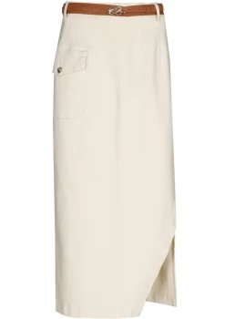 Femmes Caroline Biss Jupes*1713-34 / Jupe Midi Droite Confortable, Look Jeans