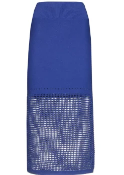 Femmes Caroline Biss Jupes*3714-26 / Jupe Midi En Maille