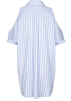 Femmes Caroline Biss Hauts*3678-24 / Nuisette Longue Effet Epaule