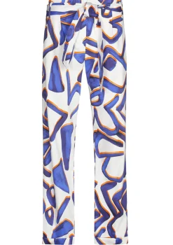 Femmes Caroline Biss Pantalon*1545-29 / Pantalon Baggy Extensible, Ourlet Enroulable, Taille Moyenne