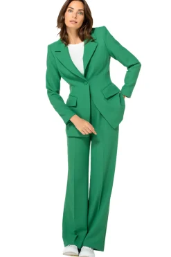 Femmes Caroline Biss Pantalon*1523-62 / Pantalon City Look Confortable, Jambe Droite, Taille Normale