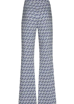 Femmes Caroline Biss Pantalon*1550-29 / Pantalon Confortable, Bootcut, Taille Normale, Imprime Pop-Art