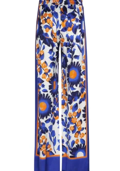 Femmes Caroline Biss Pantalon*1571-29 / Pantalon Fluide, Jambe Droite, Taille Normale