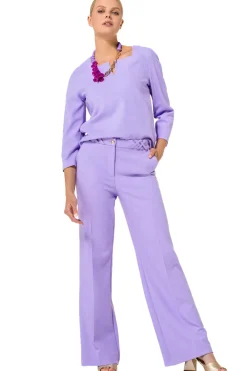 Femmes Caroline Biss Pantalon*1581-46 / Pantalon Habille Confortable, Jambe Droite, Taille Normale