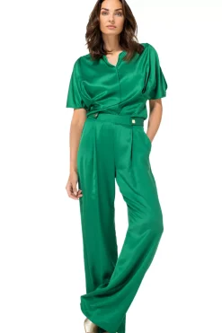 Femmes Caroline Biss Pantalon*1527-62 / Pantalon Habille Fluide, Jambe Droite, Taille Moyenne