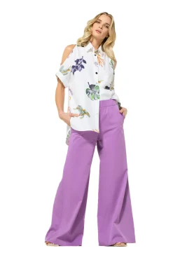 Femmes Caroline Biss Pantalon*3574-40 / Pantalon Large Confortable, Taille Normale