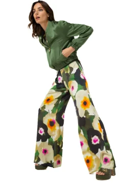 Femmes Caroline Biss Pantalon*1537-69 / Pantalon Palazzo Fluide, Taille Normale