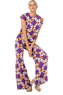 Femmes Caroline Biss Pantalon*1540-45 / Pantalon Palazzo Fluide, Taille Normale
