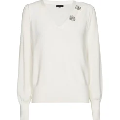 Femmes Caroline Biss Tire*1259-91 / Pull Elegant En Maille Fine 2 Styles