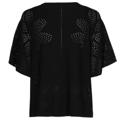 Femmes Caroline Biss Tire*1249-10 / Pull En Maille Fine Effet Fleur