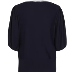 Femmes Caroline Biss Tire*1247-21 / Pull En Maille Fine Effet Manches