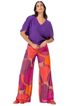 Femmes Caroline Biss Tire*1247-45 / Pull Maille Fine Effet Manches