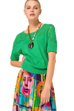 Femmes Caroline Biss Tire*1240-63 / Pull Tricote Fin 2 Styles