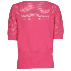 Femmes Caroline Biss Tire*3212-71 / Pull Tricote Semi-Transparent