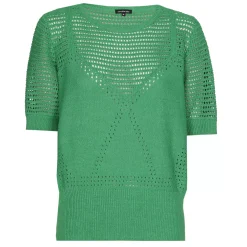 Femmes Caroline Biss Tire*3212-61 / Pull Tricote Semi-Transparent