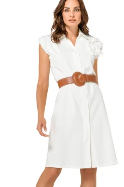 Femmes Caroline Biss Robes*1113-91 / Robe Droite Avec Stretch