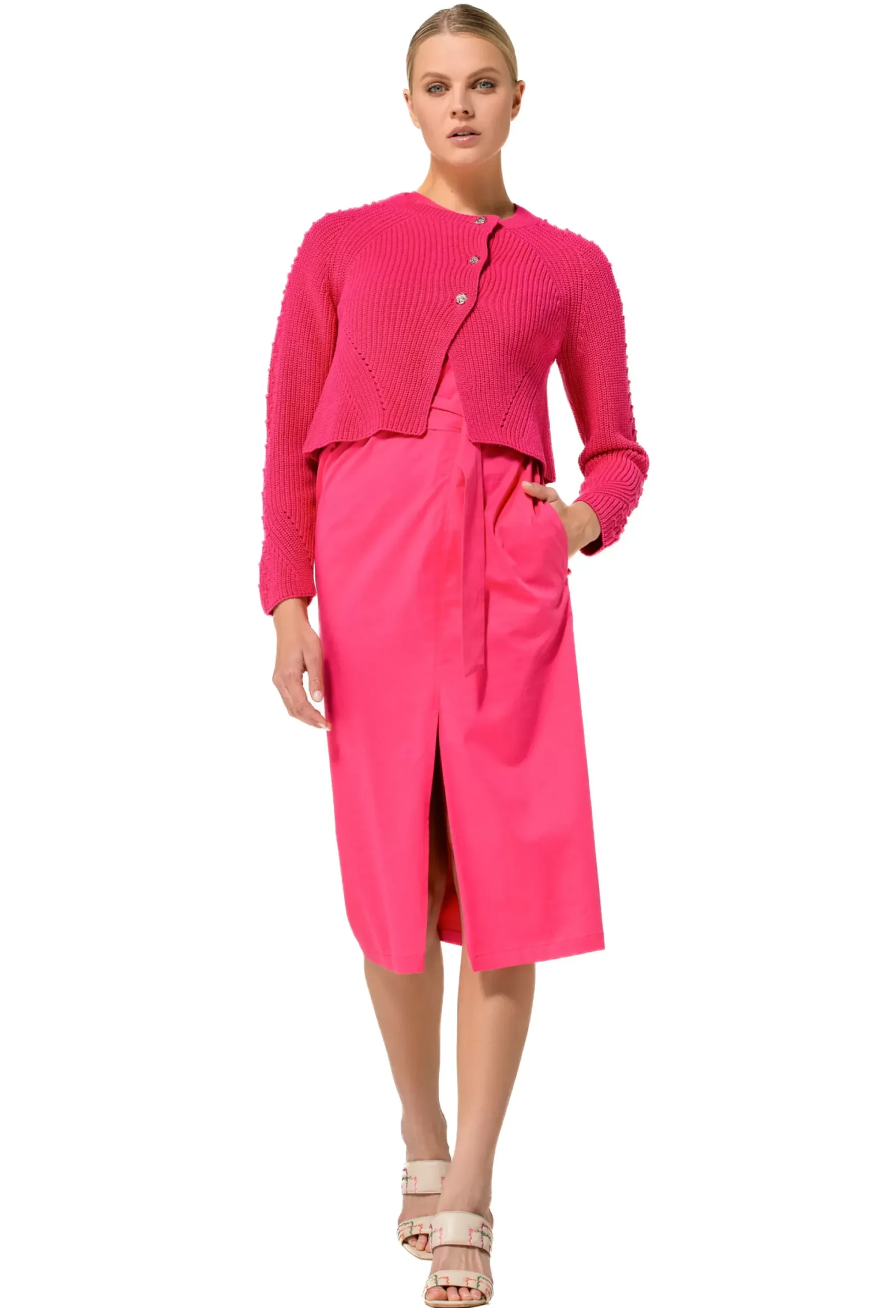 Femmes Caroline Biss Robes*1169-74 / Robe Droite En Stretch