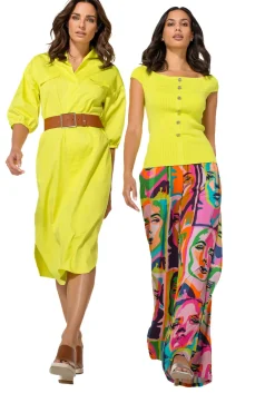 Femmes Caroline Biss Robes*1177-80 / Robe Droite En Stretch