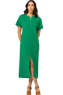 Femmes Caroline Biss Robes*1124-62 / Robe Midi Droite Confortable