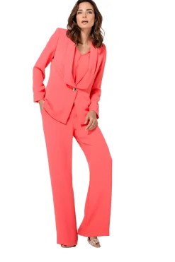 Femmes Caroline Biss Hauts*1622-72 / Top Droit Ample Effet Epaule