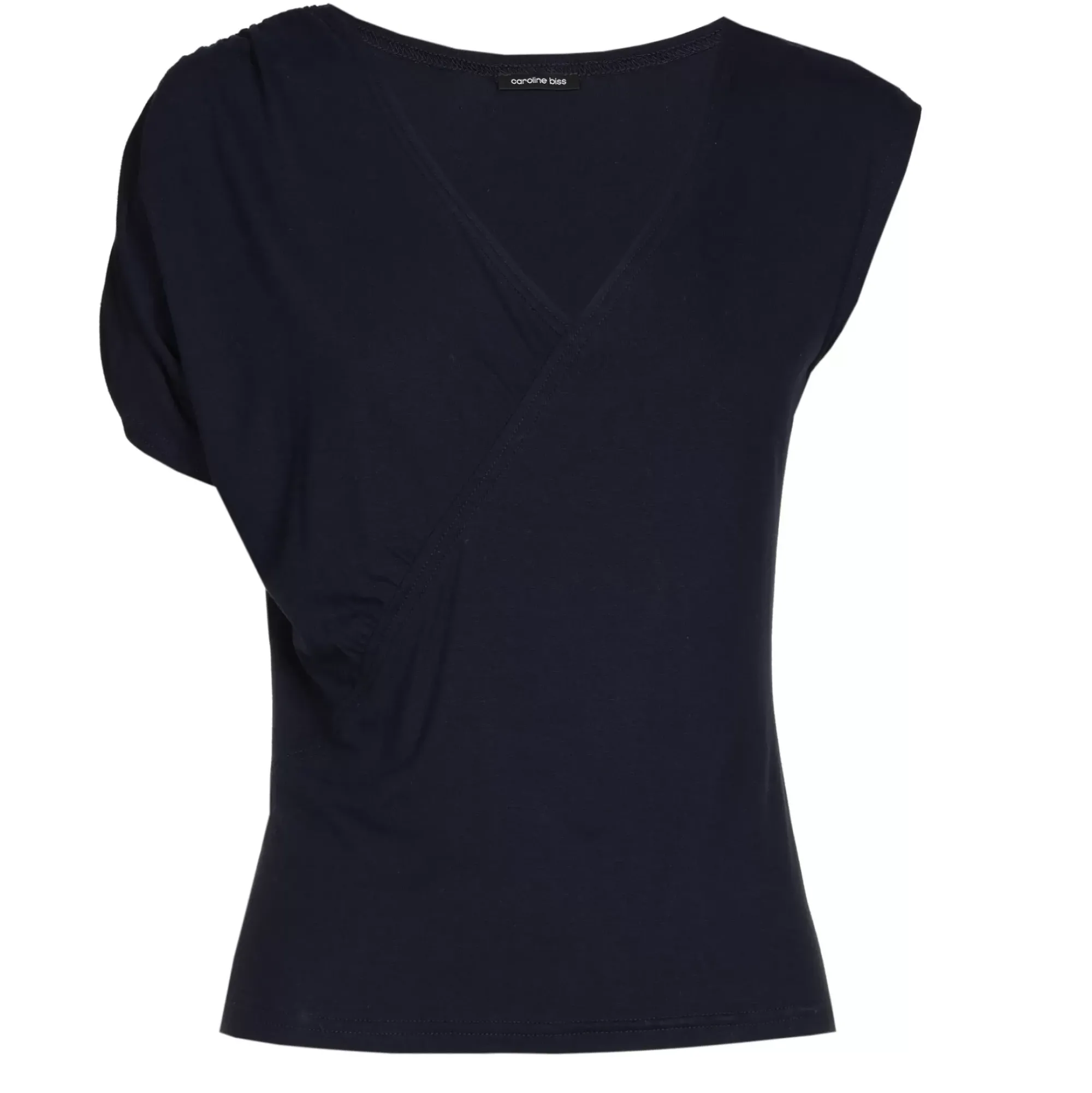 Femmes Caroline Biss Hauts*1901-21 / T-Shirt Asymetrique En Jersey