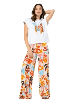 Femmes Caroline Biss Hauts*3980-89 / T-Shirt En Coton