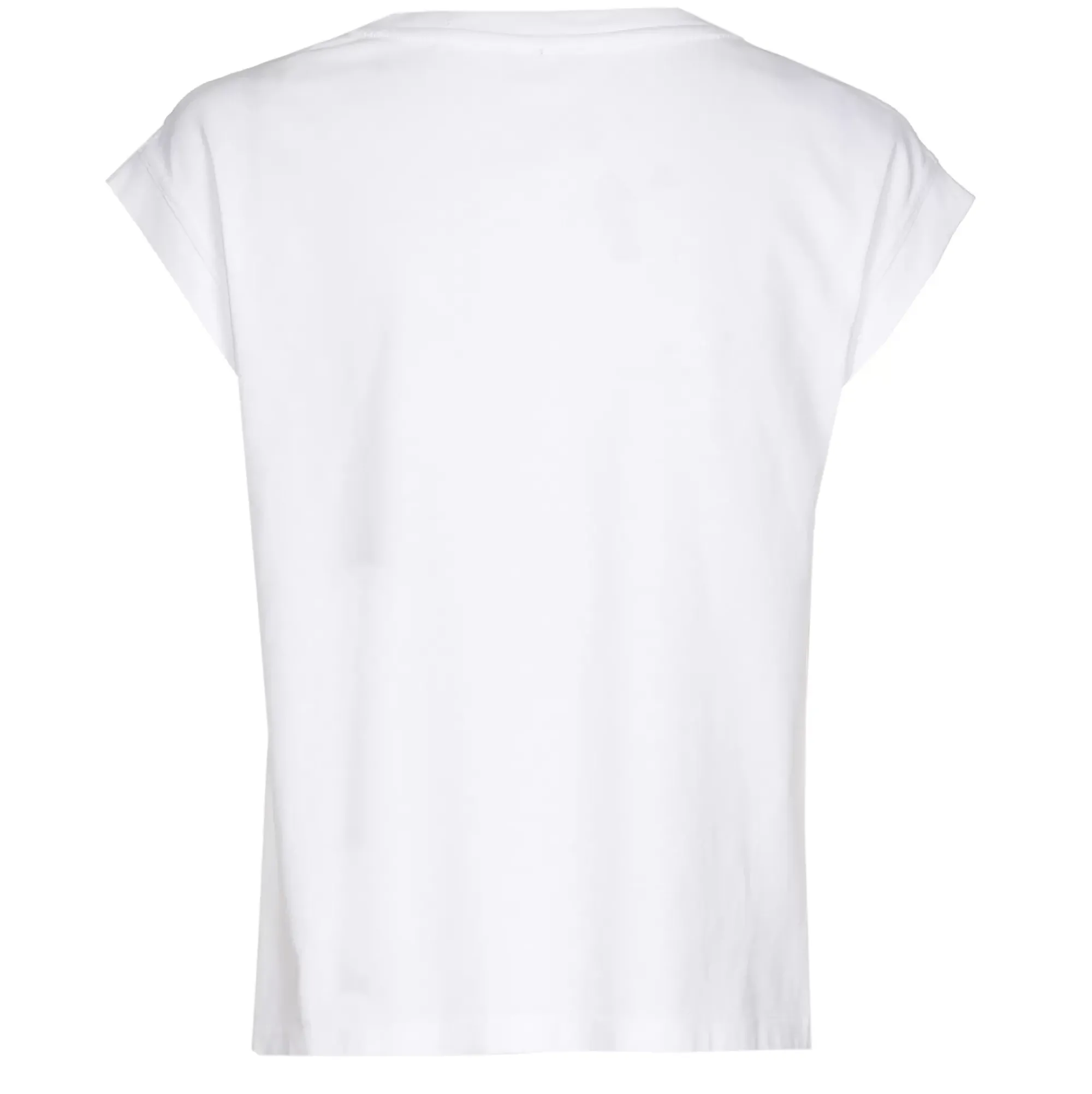 Femmes Caroline Biss Hauts*1981-90 / T-Shirt En Coton Effet Epaule