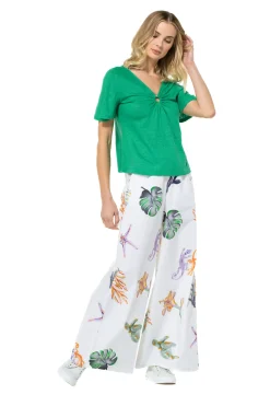 Femmes Caroline Biss Hauts*3971-61 / T-Shirt Lin